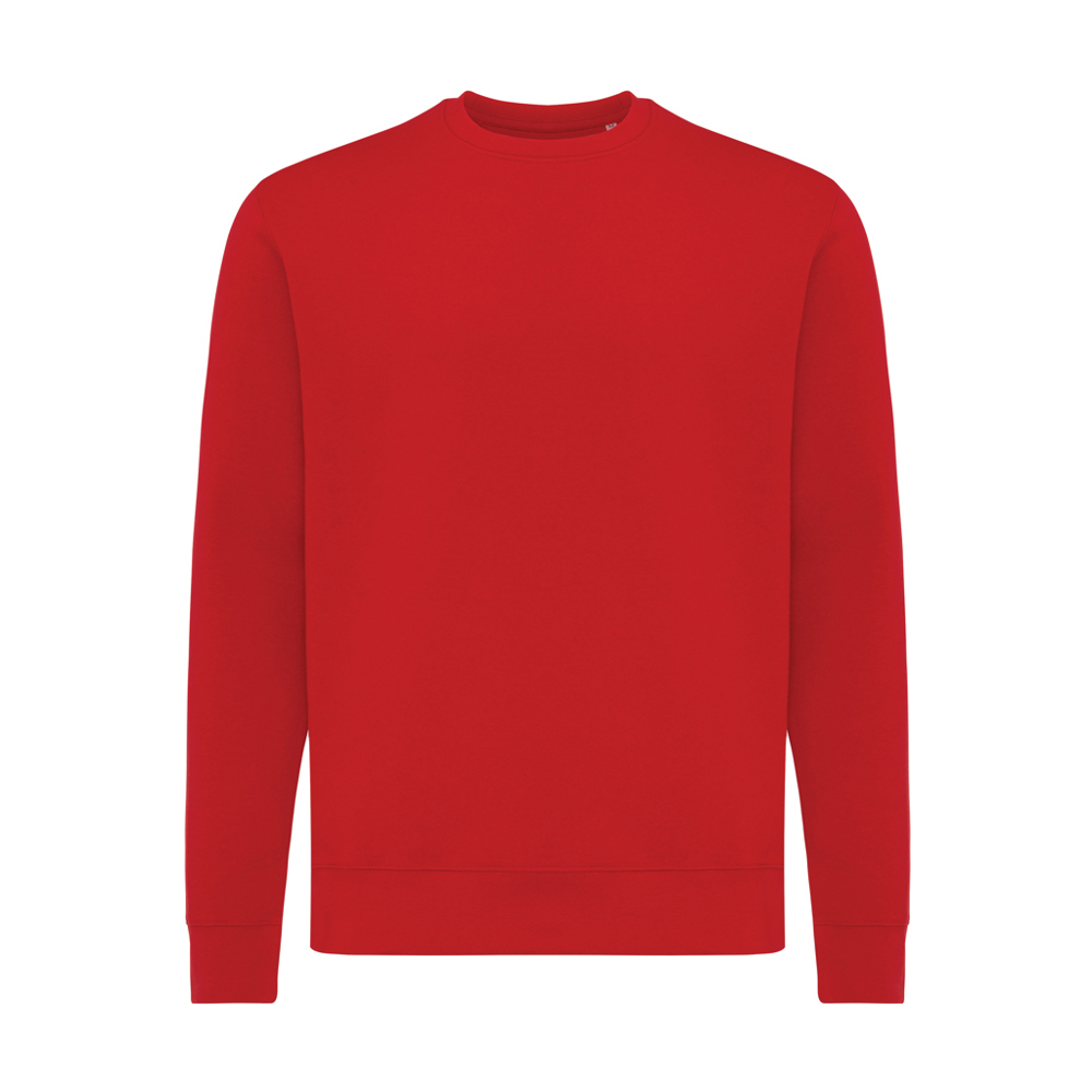 IQONIQ Etosha Lightweight Sweater aus recycelter Baumwolle - rot (± PMS 19-1757 TCX)