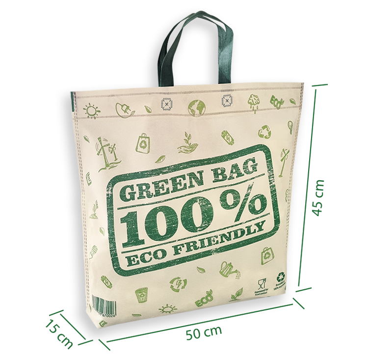 Non Woven Tasche MAXI mit 100% ECO FRIENDLY Motiv