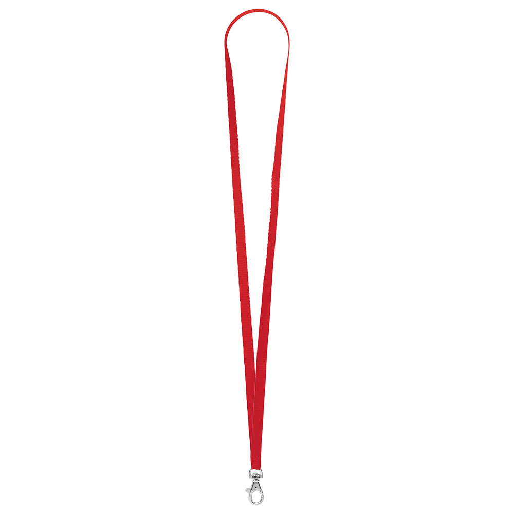 Schlüsselband/Lanyard "Standard" - Karmesinrot (ca. Pantone 1795C)