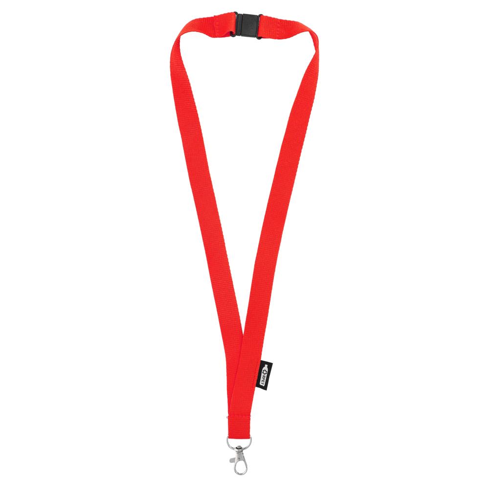 R-PET-Lanyard - Rot