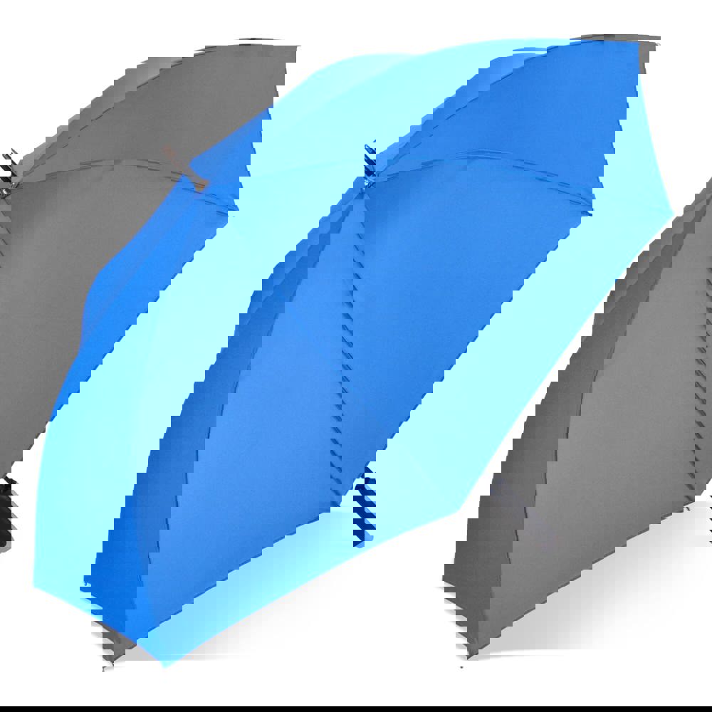 Emerantia 190T Pongee 23" Stockschirm Auto offen - Blau