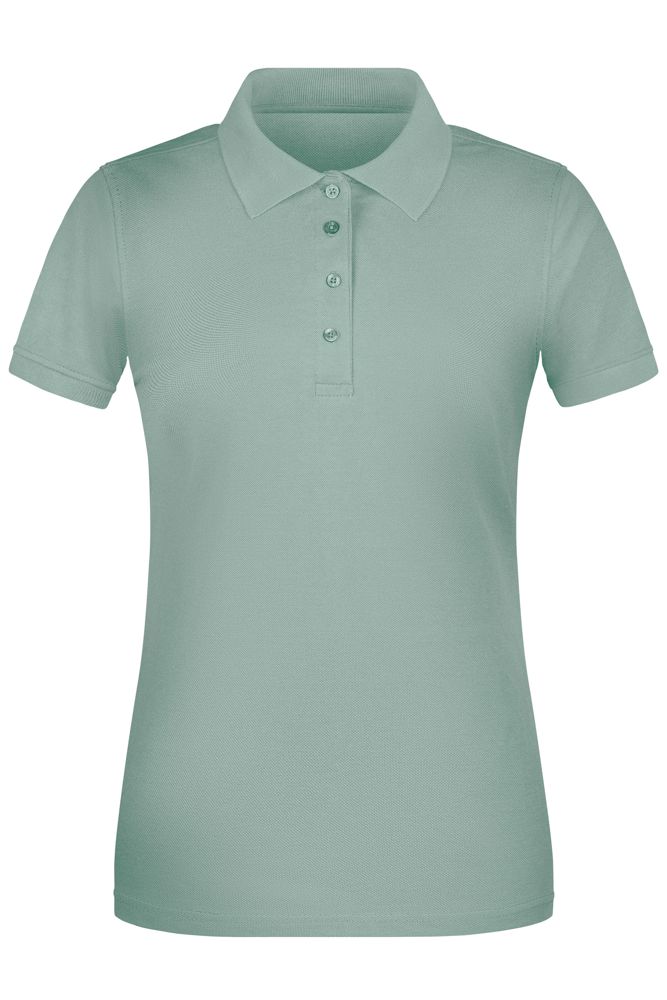 Ladies' ORGANIC Workwear Polo OCS Blended - Foggy-green (ca. Pantone 5497 C)