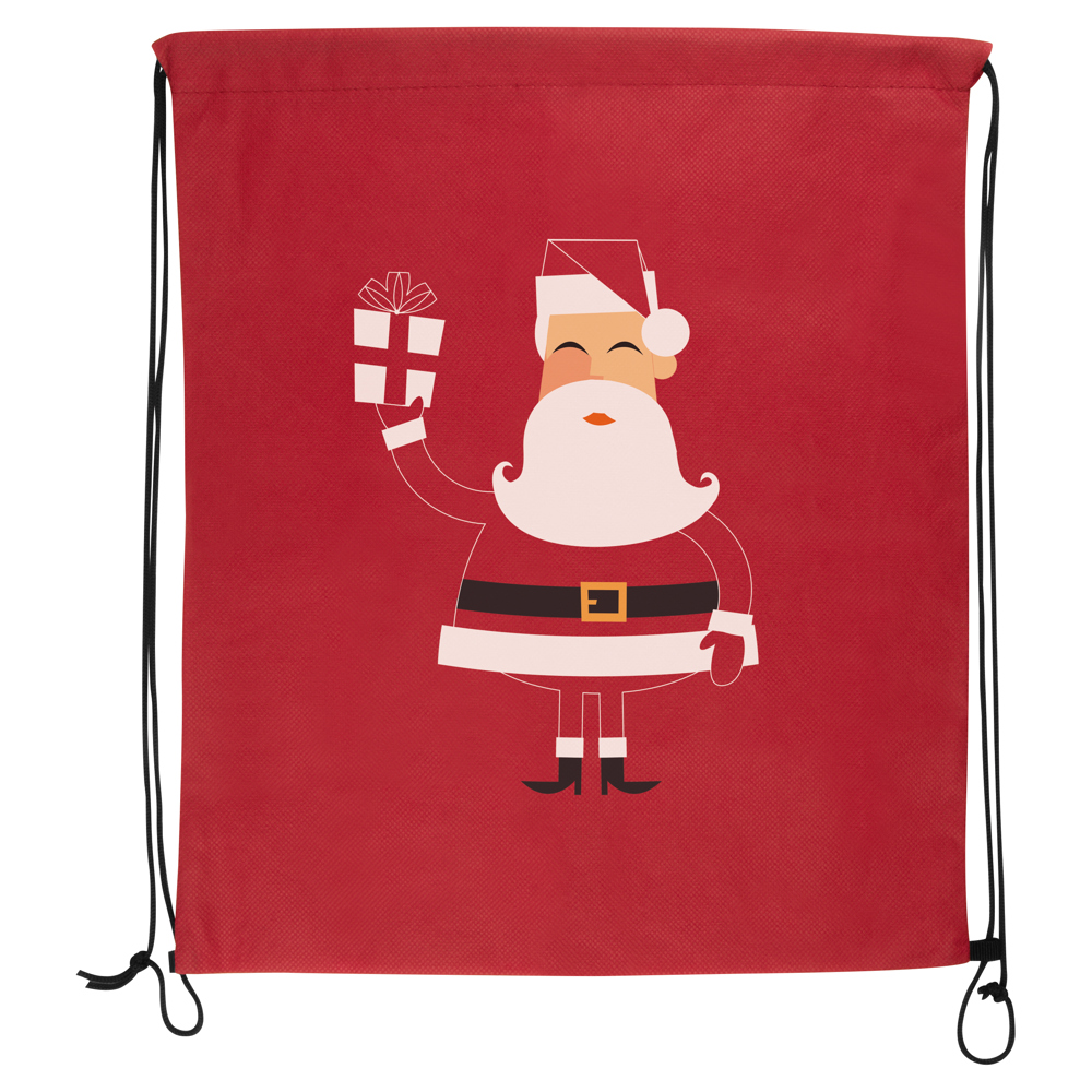 Gymbag aus Non Woven mit Weihnachtsmotiv LIVIA