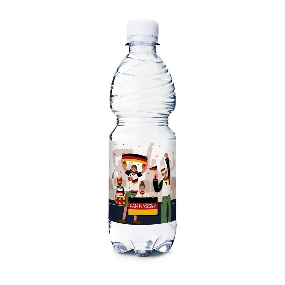 500 ml PromoWater - Mineralwasser, still, Hergestellt in Deutschland - Papier-Etikett