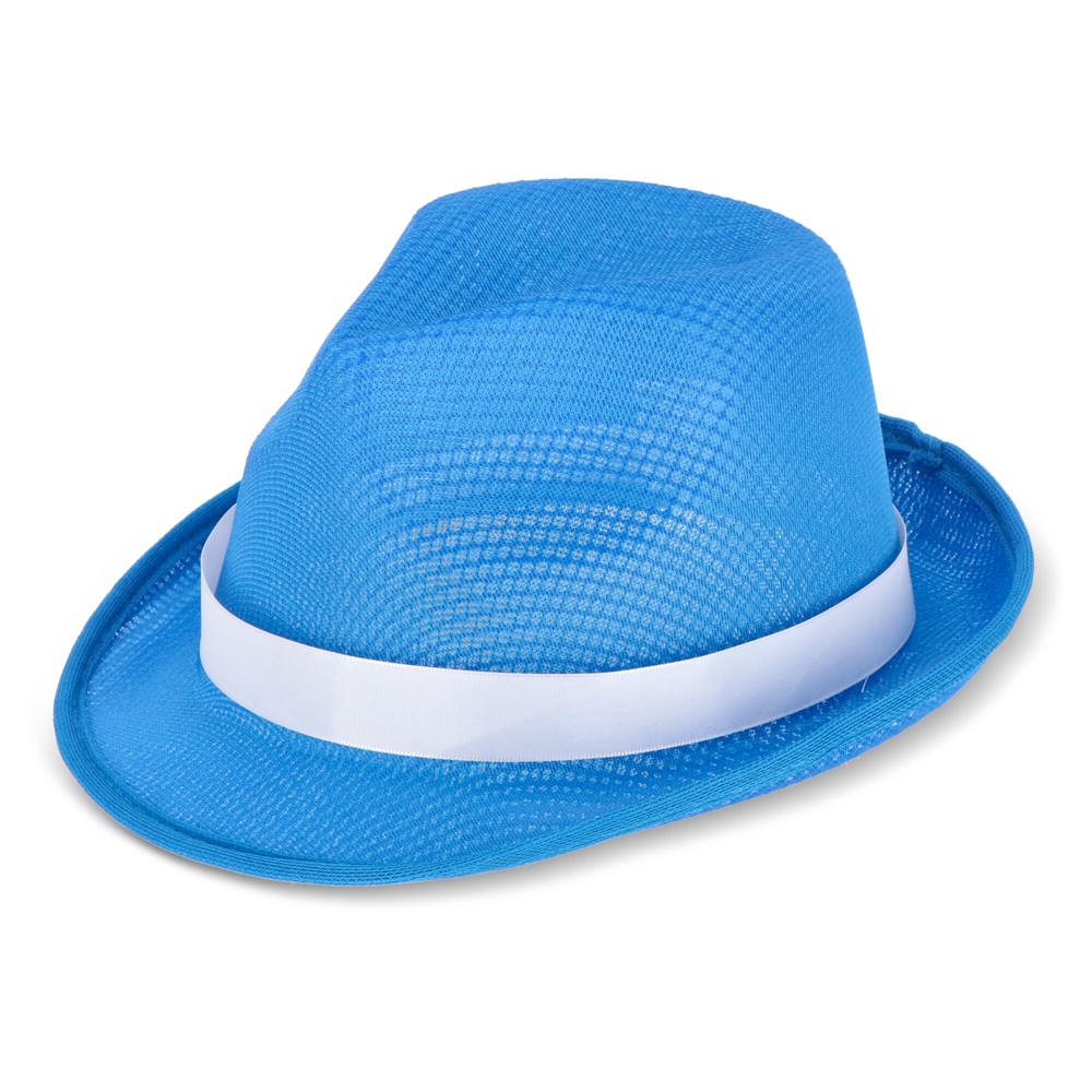 Polyestermütze mit band - Blau