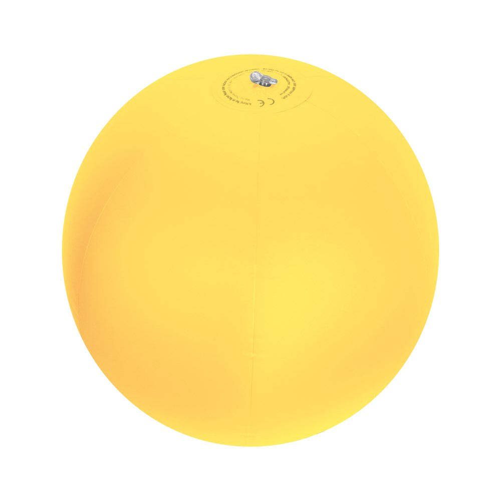 Strandball aus PVC mit einer Segmentlänge von 40 cm BERNARDO - Gelb