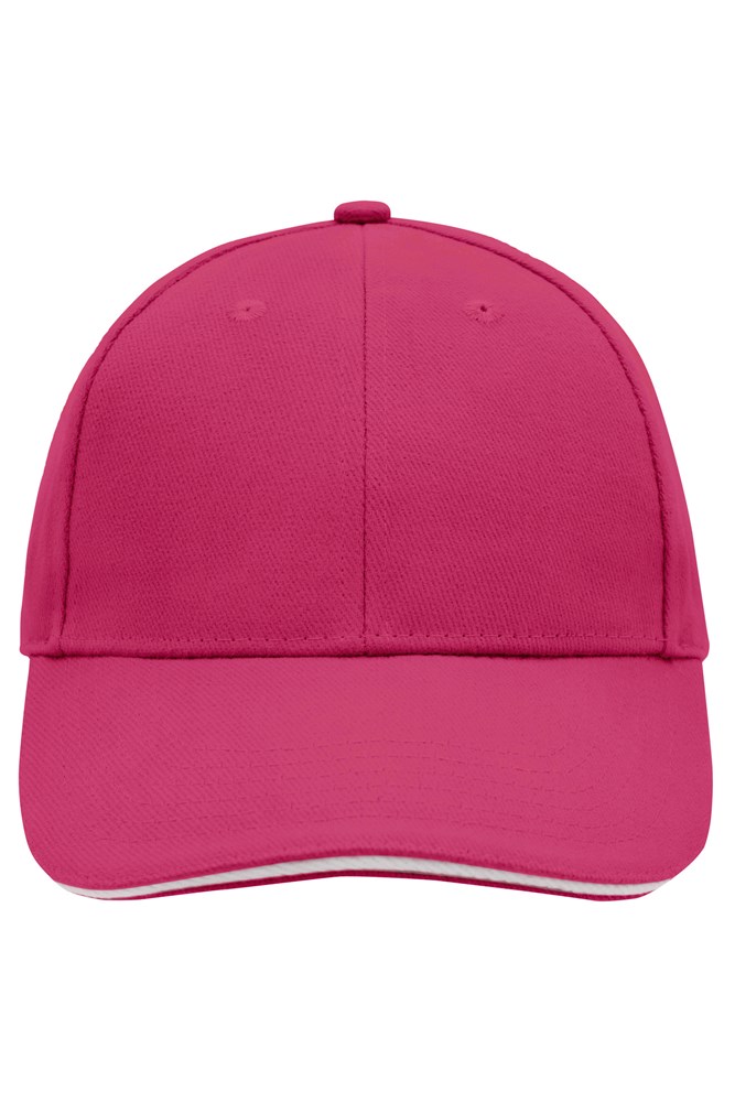 6 Panel Sandwich Cap - Pink/white (ca. Pantone 212C
whiteC)
