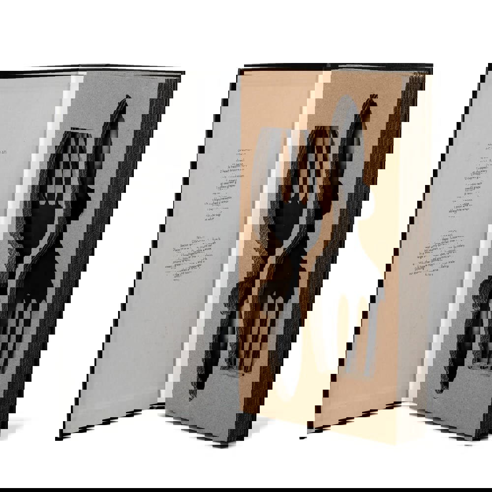 Byon Insalata Salatbesteck Steel - Schwarz