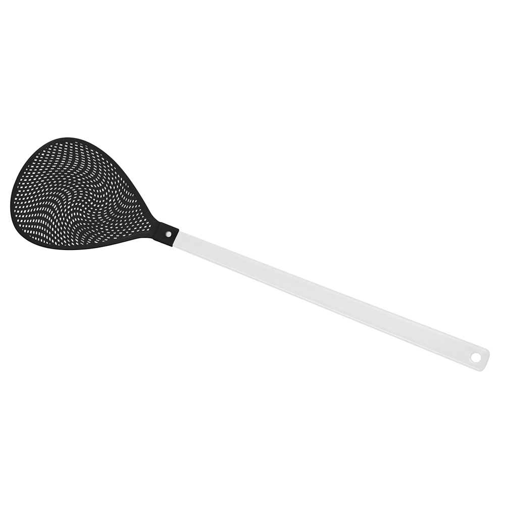Fliegenklatsche "Oval" - Weiß/schwarz