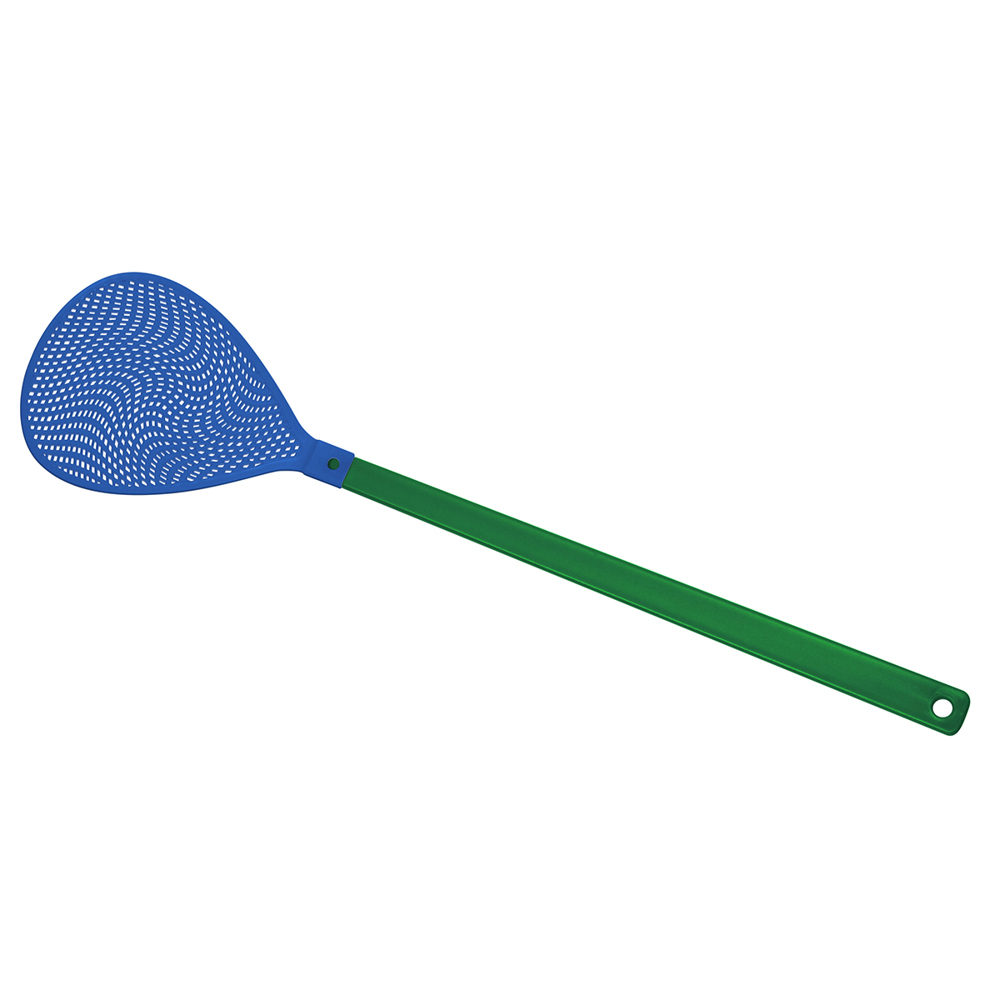 Fliegenklatsche "Oval" - grün/blau