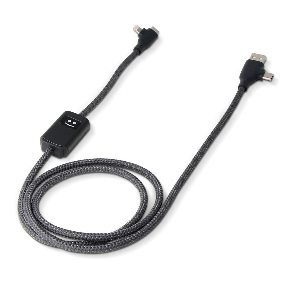 Xoopar Allure PD-Kabel mit Datenübertragung - Dunkelgrau
