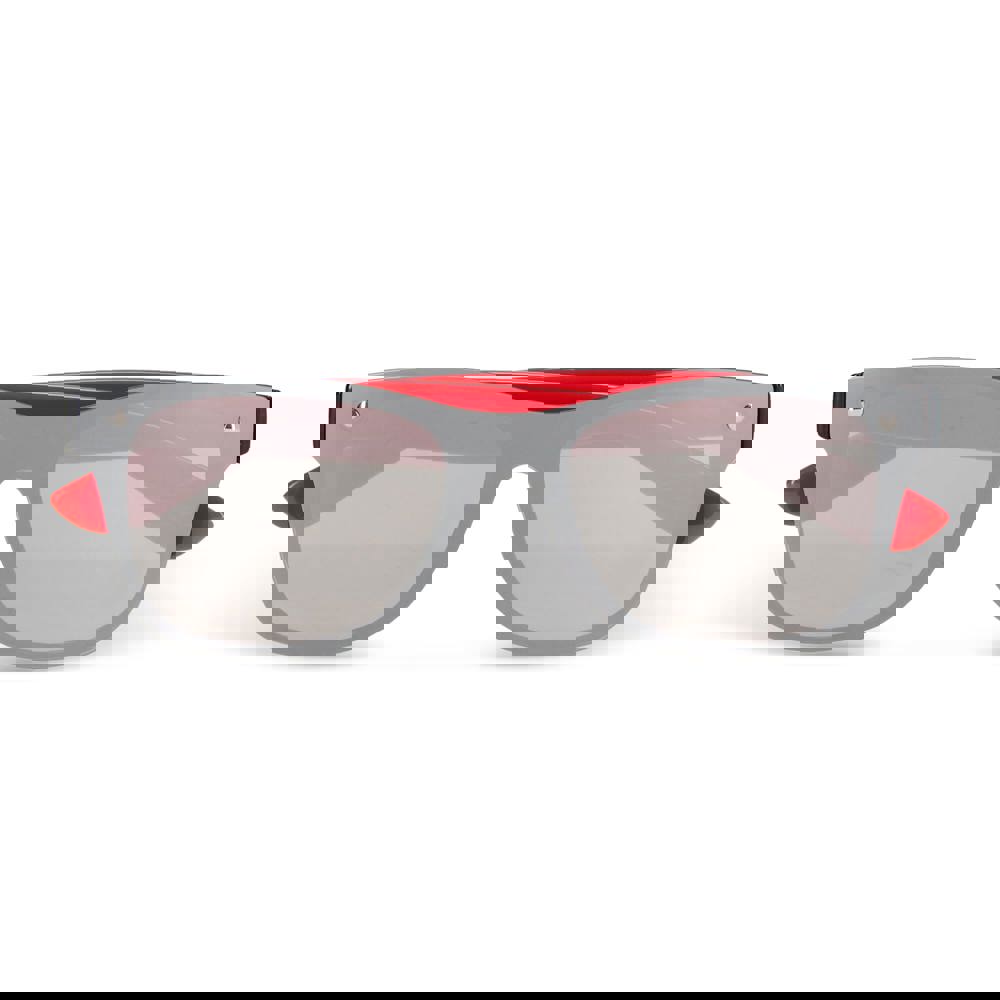 Justin R-PC Sonnenbrille mit verspiegelten Uni-Gläsern UV400