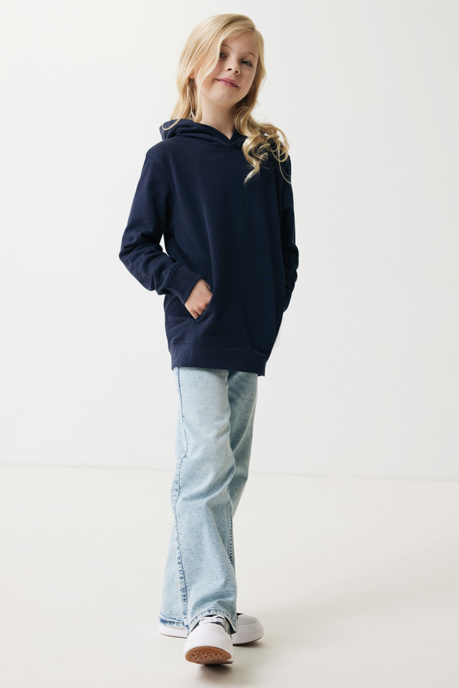 IQONIQ Yengo KidsHoodie mit Seitentaschen aus rec. Baumwolle