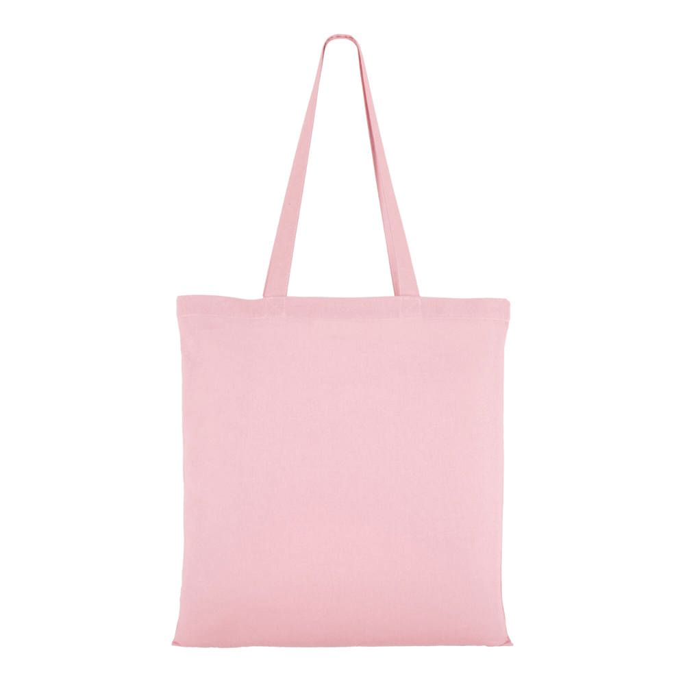 Umhängetasche Baumwolle OEKO-TEX® 140g/m² 38x42cm - Pastellrosa