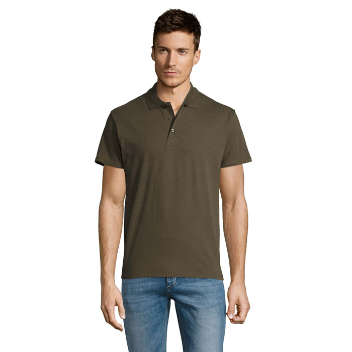 SUMMER II - SUMMER II MEN Polo 170g - Army