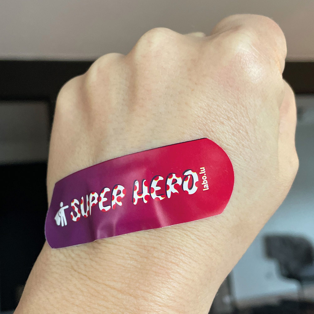 Individuell bedruckte ACTIOMEDIC® Pflasterstrips