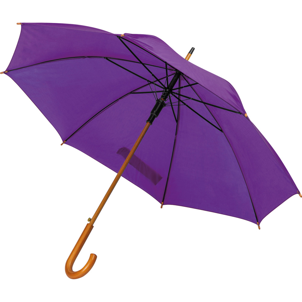 Automatikstockschirm aus Polyester MARTIN - Lila