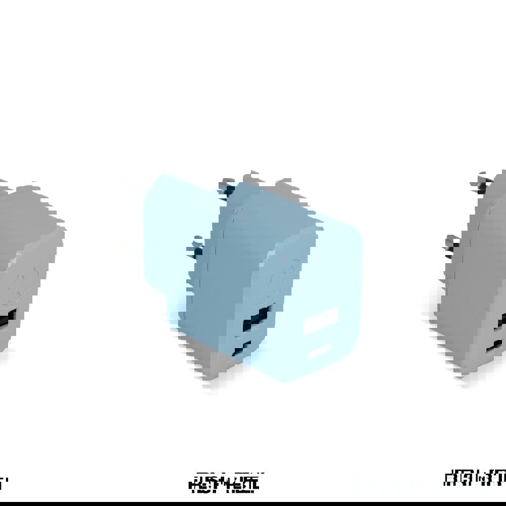 2WC30 I Fresh 'n Rebel Mini Charger USB-C + A PD // 30W - Pastellblau