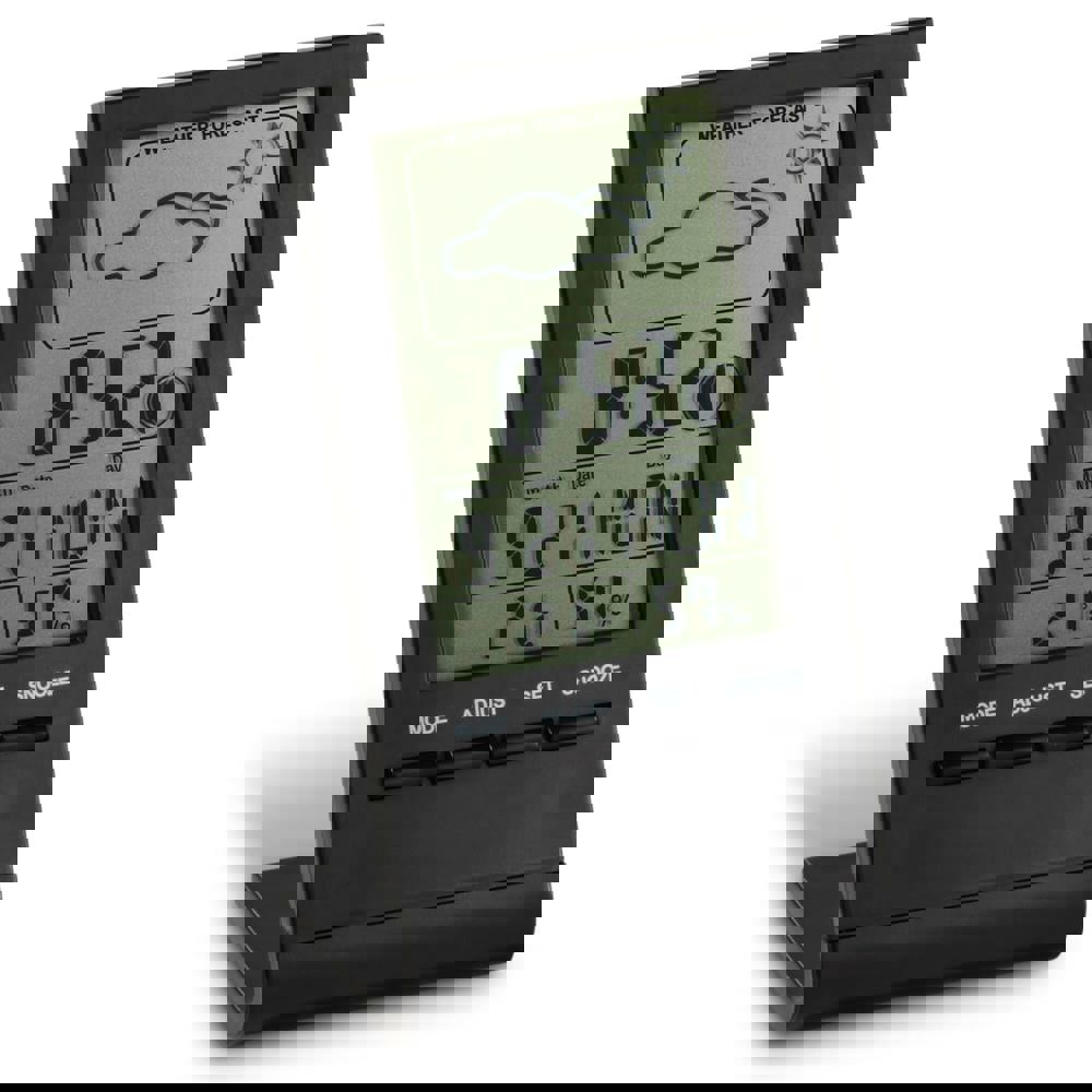 Elektronische Wetterstation Schwarz