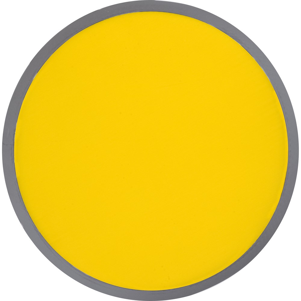 Faltbare Wurfscheibe mit Etui ENZO - gelb