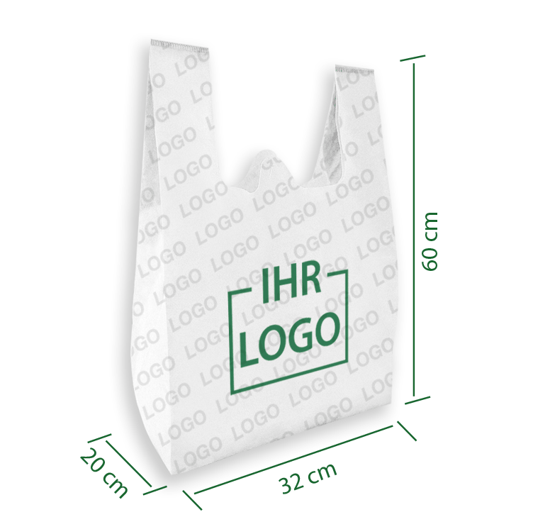 Non Woven Tasche CLASSIC Weiß