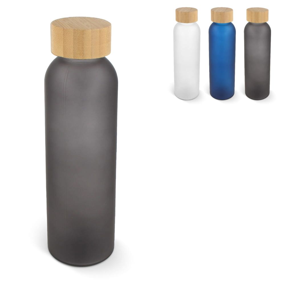 Wasserflasche Glas &amp; Bambus 500ml