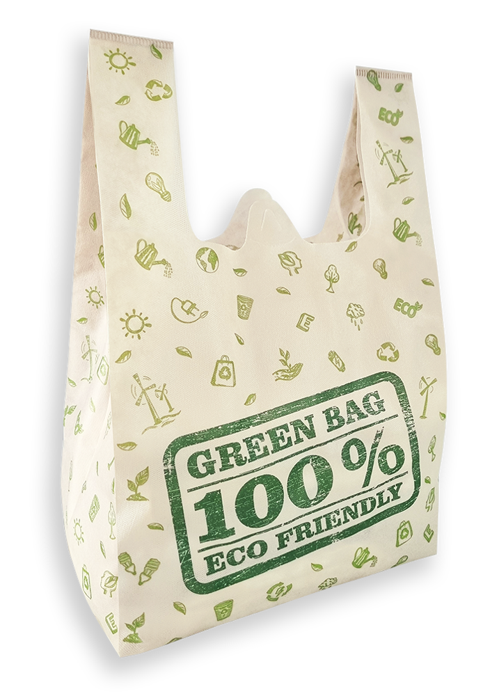 Non Woven Tasche CLASSIC mit 100% ECO FRIENDLY Motiv