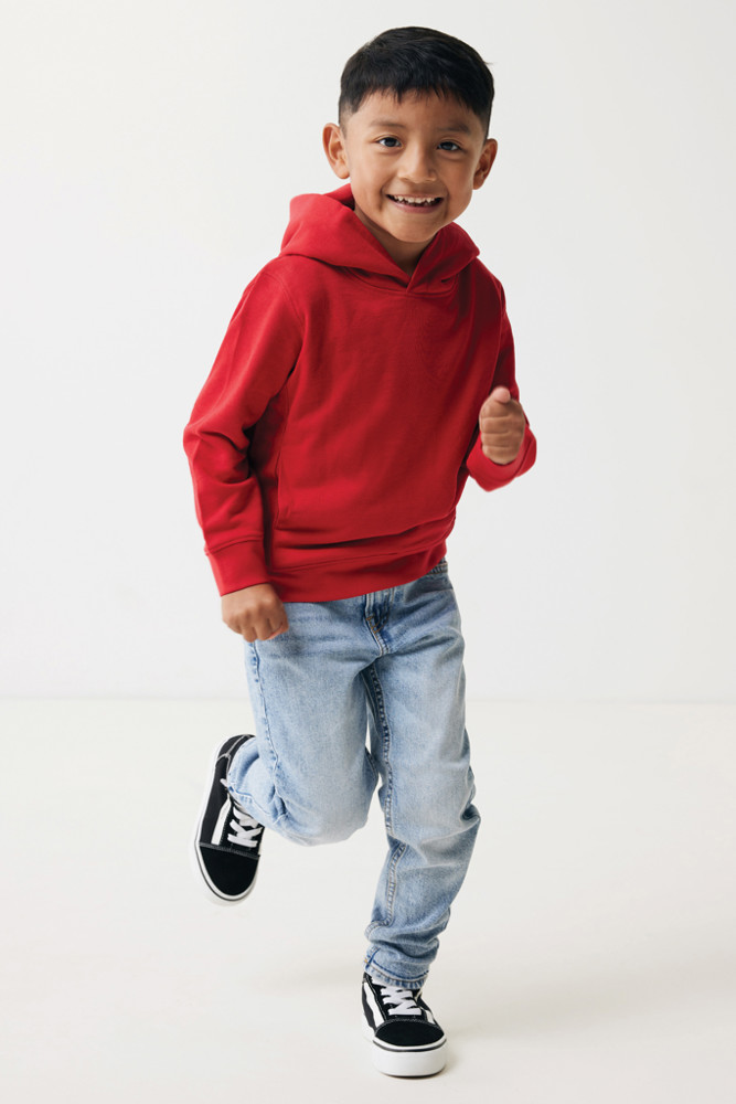 IQONIQ Yengo KidsHoodie mit Seitentaschen aus rec. Baumwolle