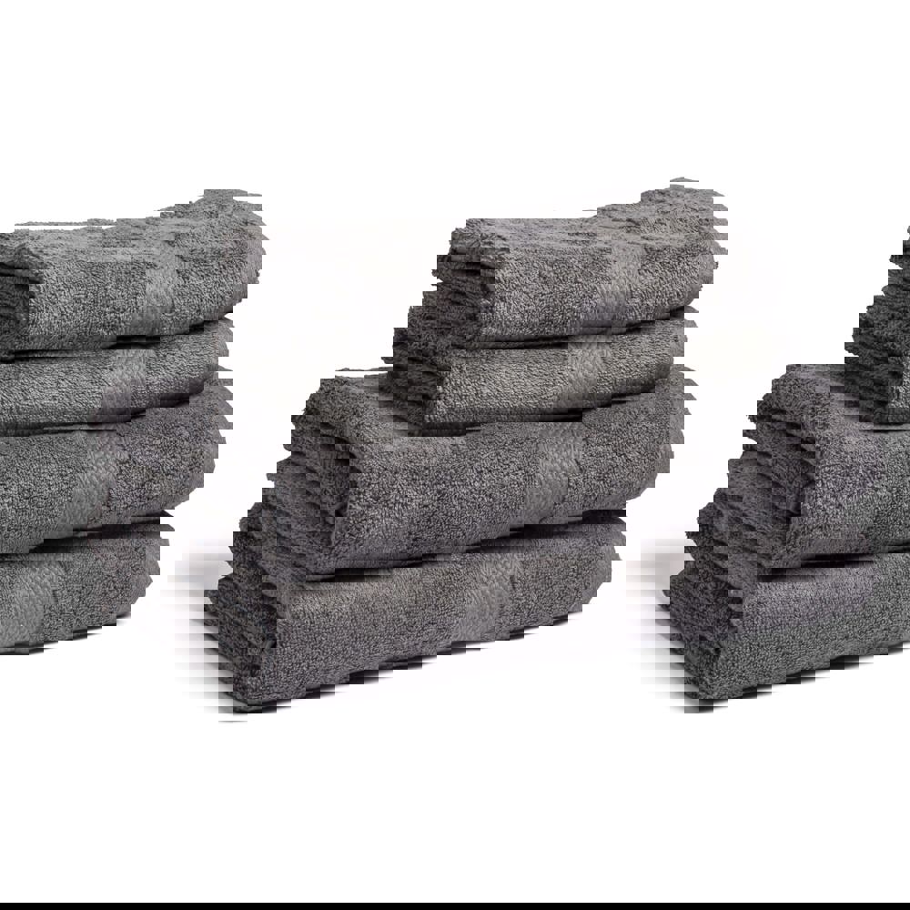 Lord Nelson Fairtrade Handtuch 70x130cm 3er Set - dunkelgrau