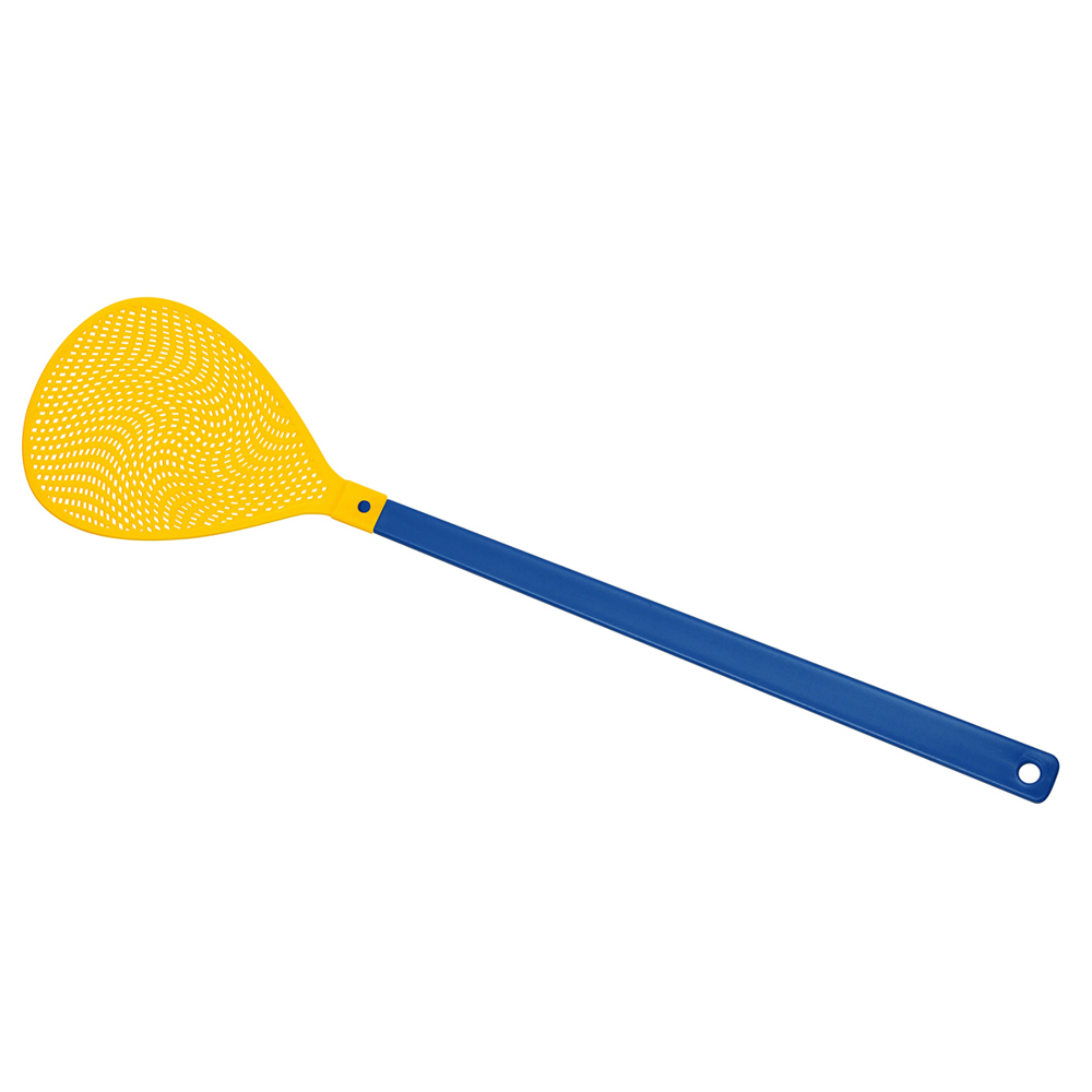Fliegenklatsche "Oval" - Blau/Gelb