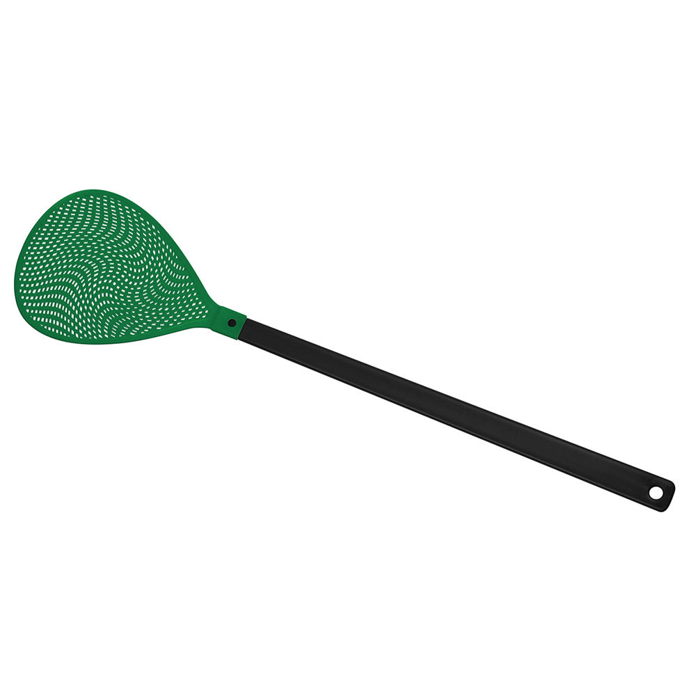 Fliegenklatsche "Oval" - schwarz/grün