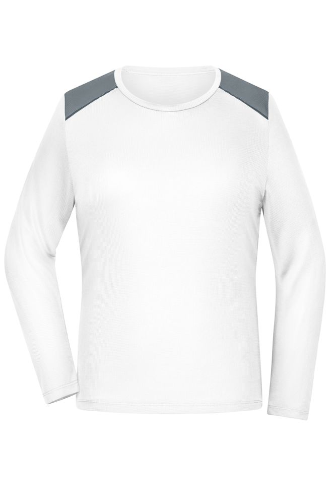 Ladies' Running Shirt Longsleeve GRS - White (ca. Pantone white)