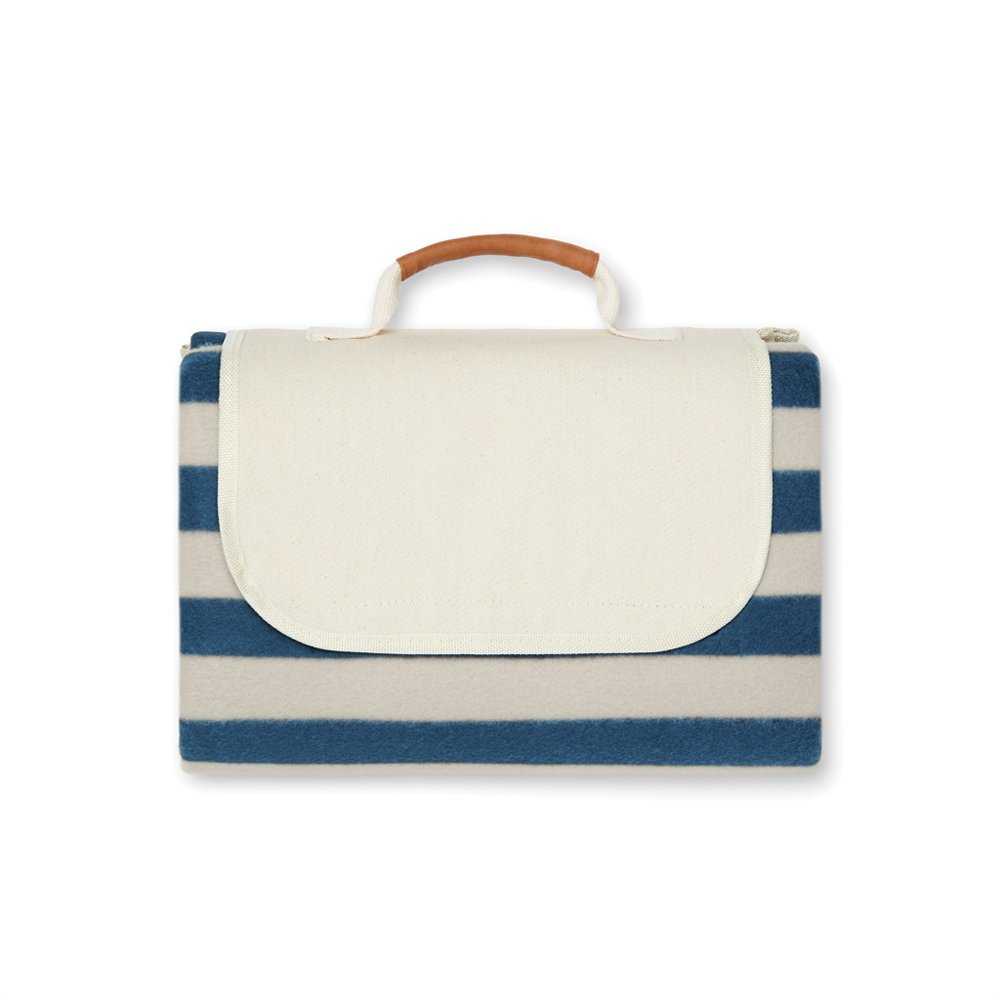 VINGA Alba GRS rPET Picknickdecke - navy blau (± PMS 19-4324 TPG)