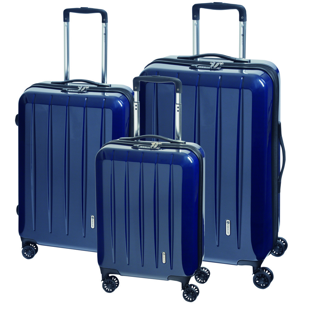 LONDON 2.0 - Trolley-Set, 3-tlg. - carbon blau