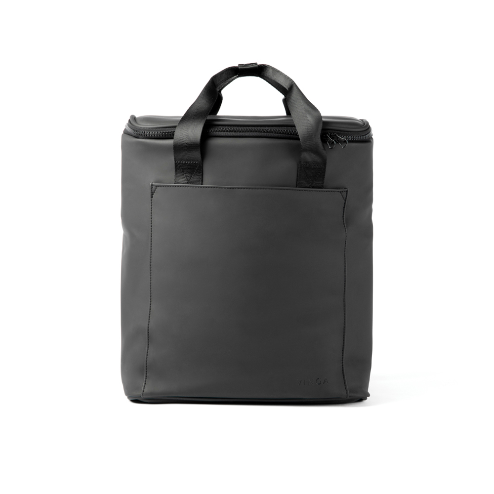 VINGA Baltimore Trail Kühlrucksack - schwarz (± PMS 19-0303 TPG)