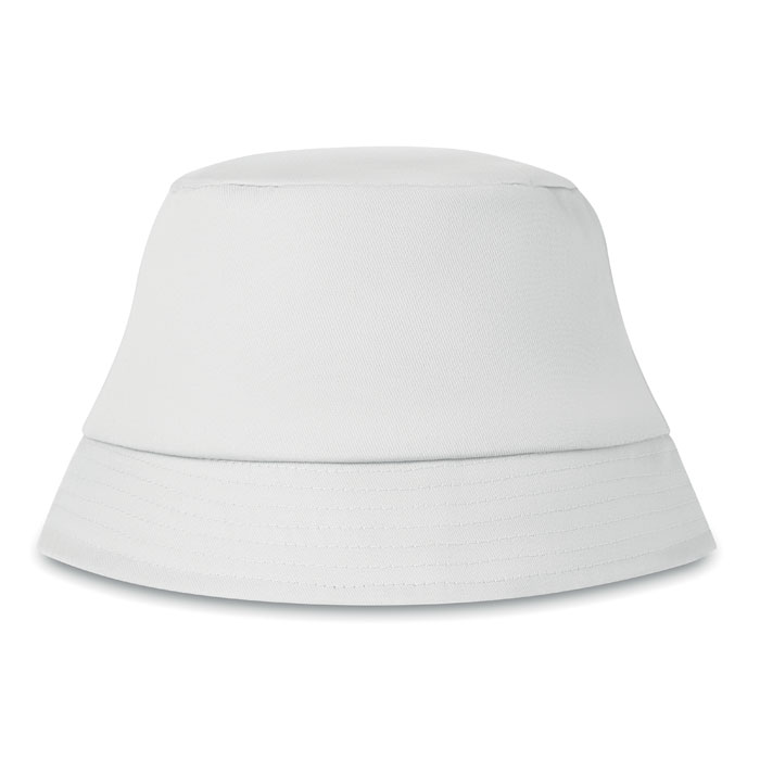 BILGOLA - Bucket hat baumwolle 160 g/m² - Weiß