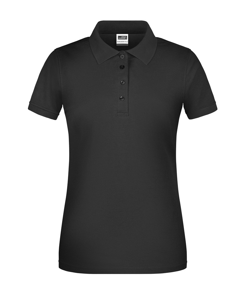 Ladies' ORGANIC Workwear Polo OCS Blended - Black (ca. Pantone blackC)