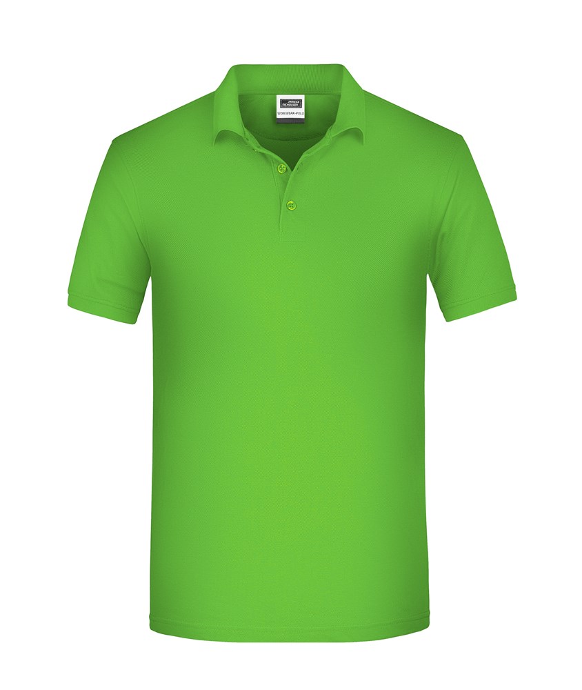 Men's ORGANIC Workwear Polo OCS Blended - Lime-green (ca. Pantone 360C)