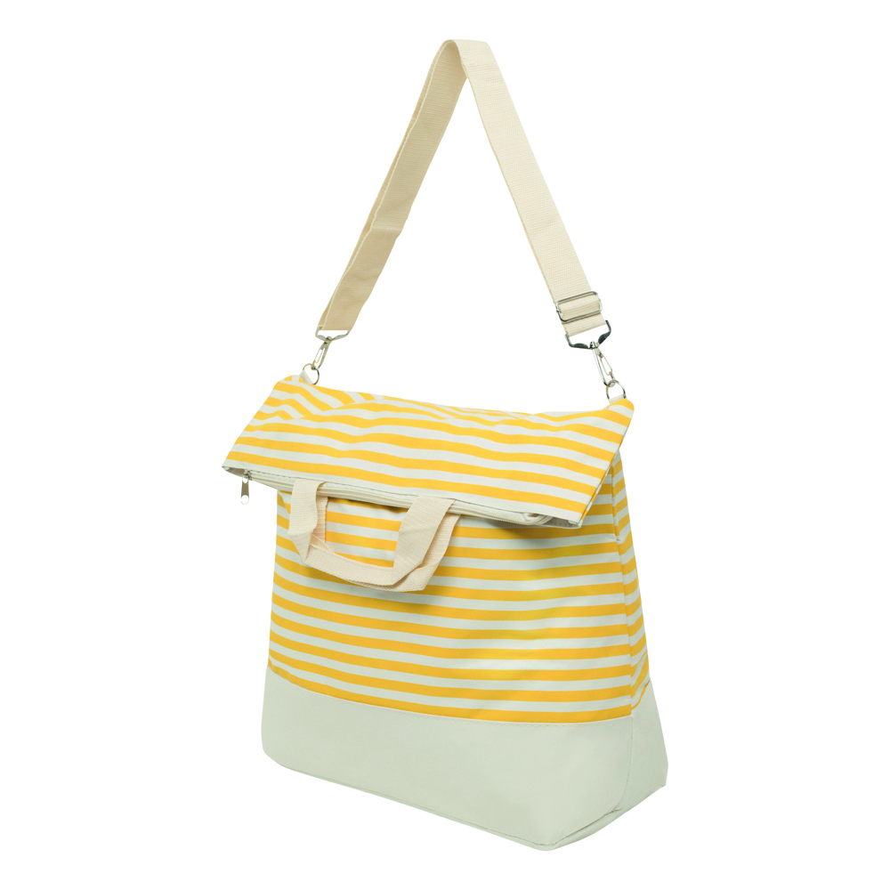 JUIST - Strandtasche - beige, gelb