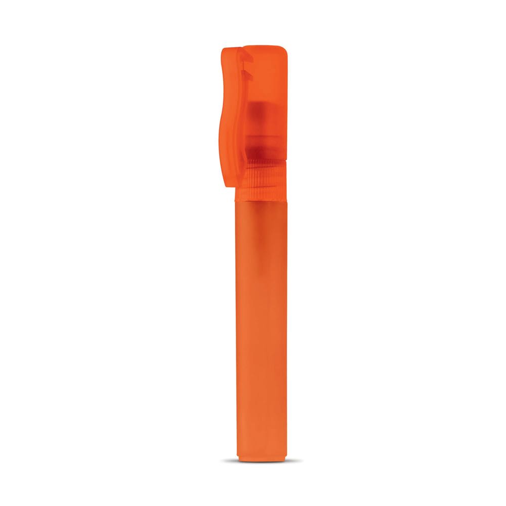 Reinigungsspray für die Hände 8ml - Transparent / Orange