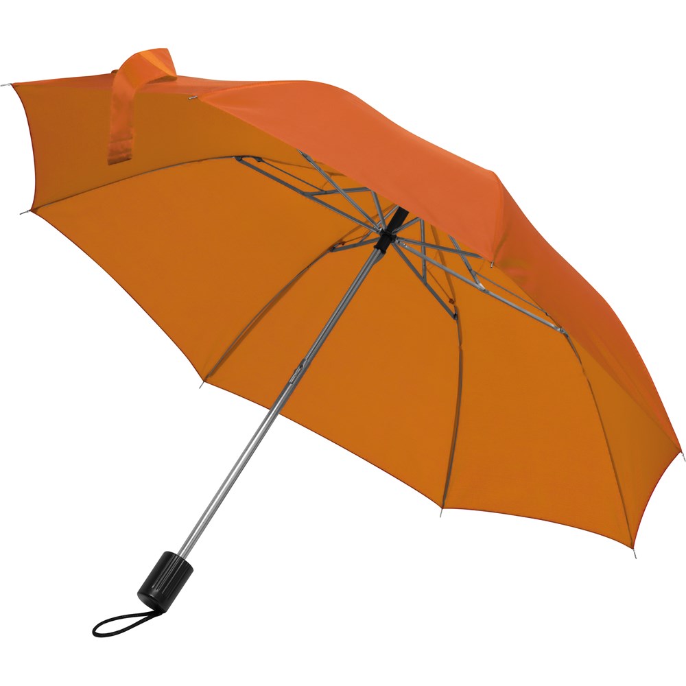 Teleskop Taschenschirm aus Polyester FRANCO - Orange