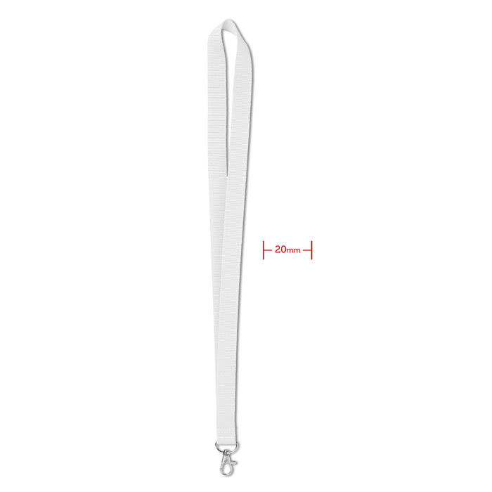 SIMPLE LANY - Lanyard - Weiß