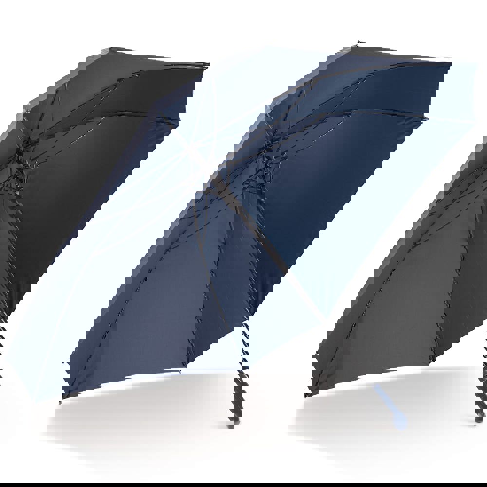 Luxus 27” quadratischer Regenschirm mit automatischer Öffnung - Dunkelblau