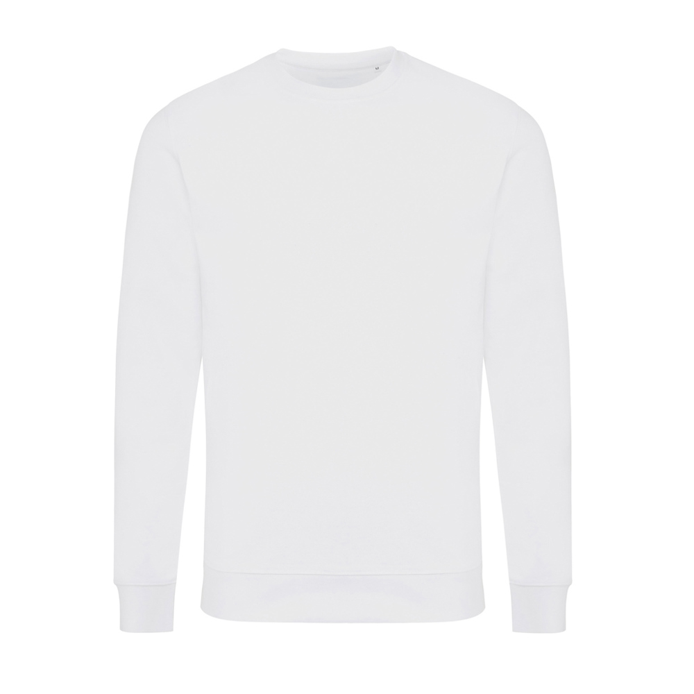 IQONIQ Zion Rundhals-Sweater aus recycelter Baumwolle - recycled white (± PMS 11-0601 TCX)