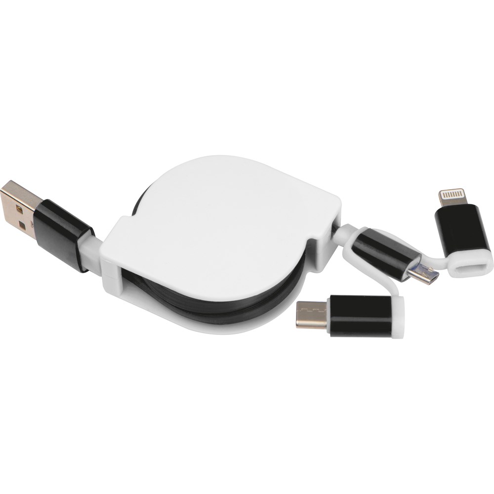 Ausziehbares Ladekabel 3in1 NICO