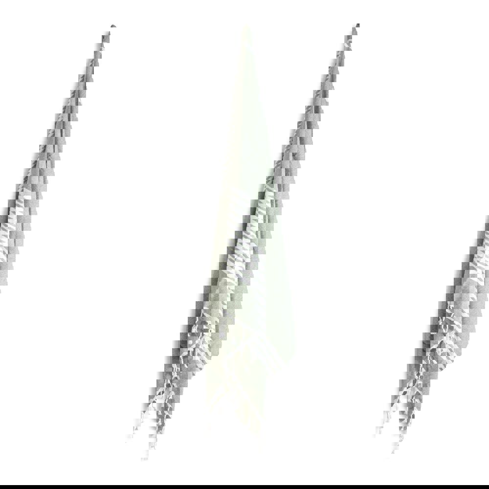 Sagaform Ella Hamam-Handtuch Bio-Baumwolle 90x170cm - Grün