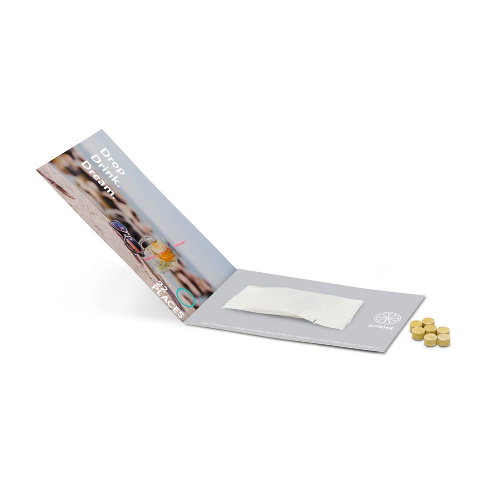 Promo Drops by TEABALLS - 1 Sachet (6-8 Zitrone Drops für ein Erfrischungsgetränk mit bis zu 0,5 L)