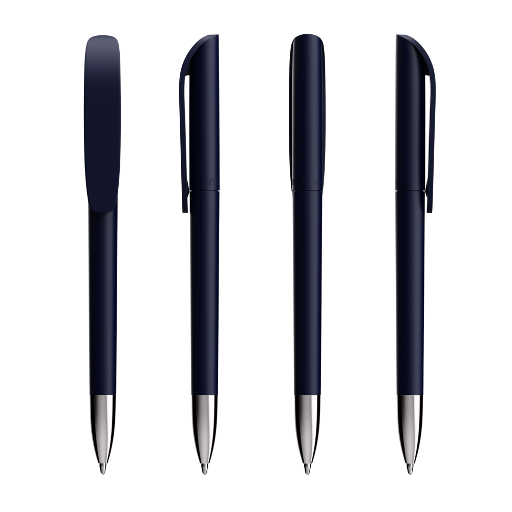 BIC® Super Clip Soft Advance - Weiches Marineblau Ink Black