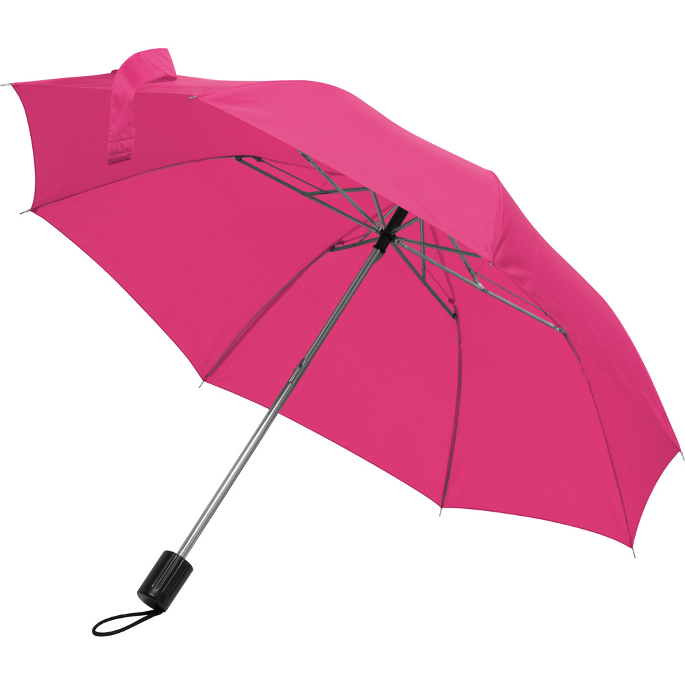 Teleskop Taschenschirm aus Polyester FRANCO - Pink