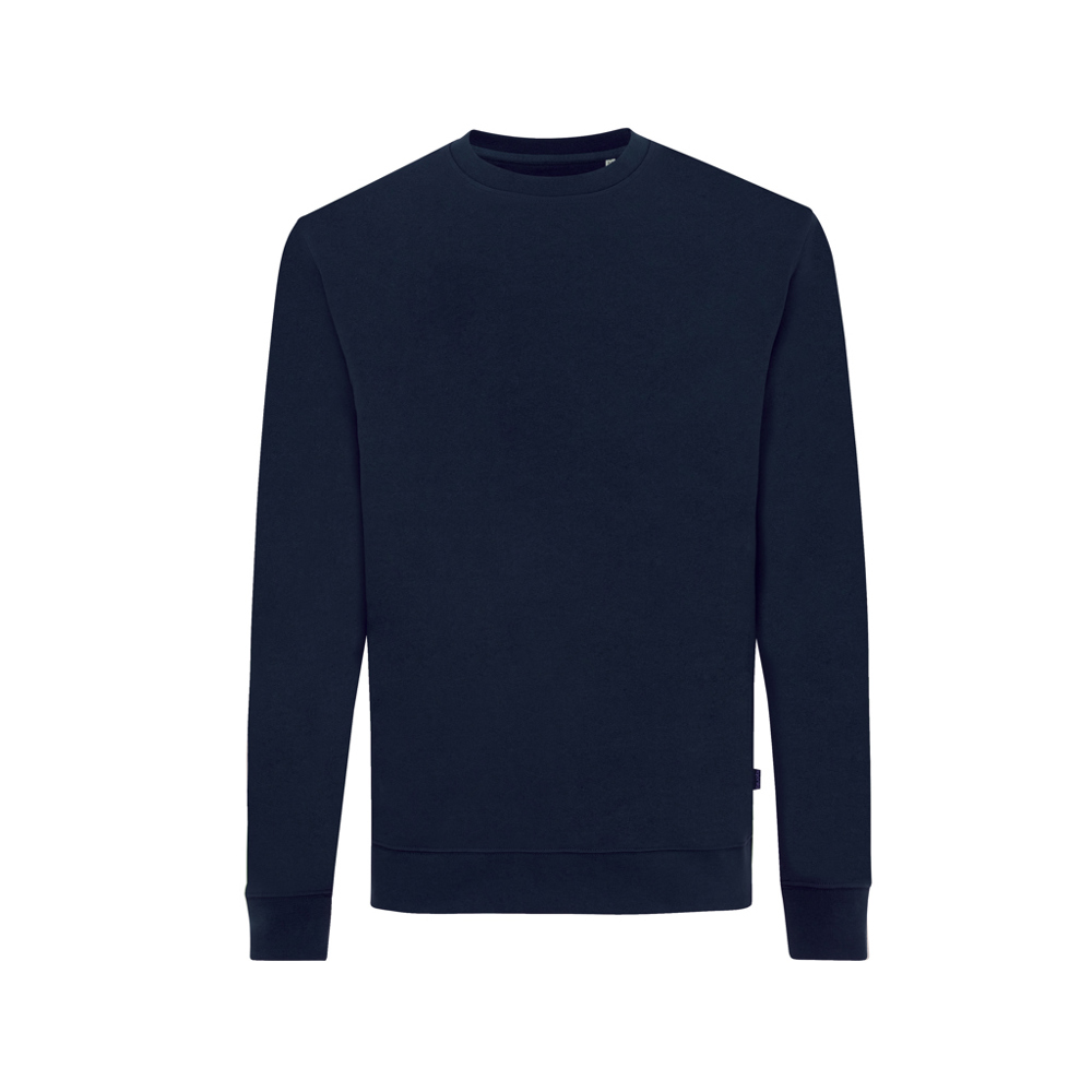 IQONIQ Zion Rundhals-Sweater aus recycelter Baumwolle - navy blau (± PMS 19-3923TCX)